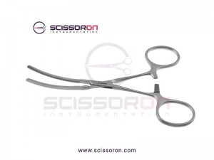 Kocher Atrauma Intestinal Clamp Curved Jaws Kocher Atrauma Intestinal Clamp Curved Jaws