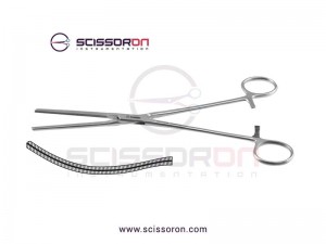 Glassman Intestinal And Liver Holding Clamp Curved Jaws Glassman Intestinal And Liver Holding Clamp Curved Jaws