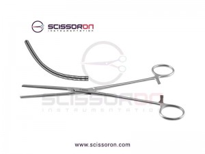 Glassman Intestinal And Liver Holding Clamp Fully Curved Jaws Glassman Intestinal And Liver Holding Clamp Fully Curved Jaws