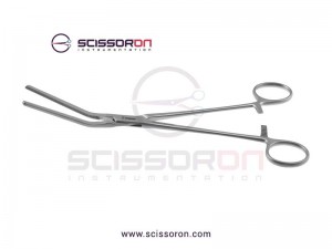 Glassman Stomach Intestinal Forceps Angled Jaws