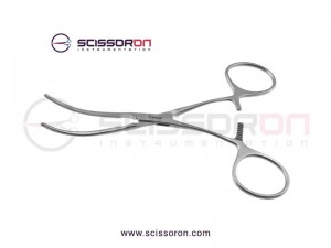 DeBakey Bulldog Clamp 4.5cm Curved Shanks Jaws DeBakey Bulldog Clamp 4.5cm Curved Shanks Jaws