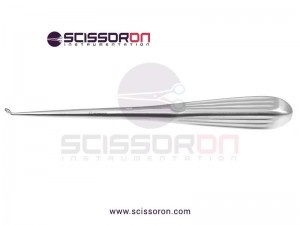 Brun (Spratt) Bone Curette Angled Upward Oval Cup Brun (Spratt) Bone Curette Angled Upward Oval Cup