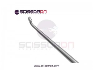 Brun Bone Curette Bayonet Shaft Upward Angled Cup Brun Bone Curette Bayonet Shaft Upward Angled Cup
