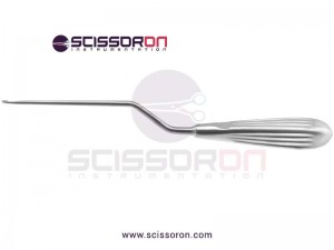 Brun Bone Curette Bayonet Shaft Straight Cup Brun Bone Curette Bayonet Shaft Straight Cup