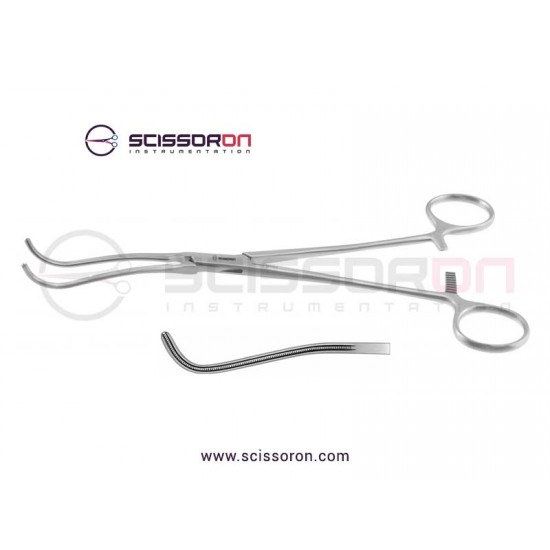 DeBakey Thoracic Dissecting Forceps 75mm D Curved