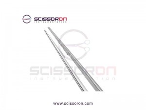 Tennant Tying Forceps Straight TC Dusted Jaws