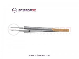 Tennant Tying Forceps Curved TC Dusted Jaws