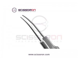 Tennant Tying Forceps Curved TC Dusted Jaws