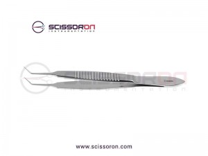 McPherson Tying Forceps 4.0mm Angled Jaws
