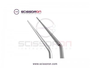 Bechert Tying Forceps 10mm Angled Jaws Bechert Tying Forceps 10mm Angled Jaws