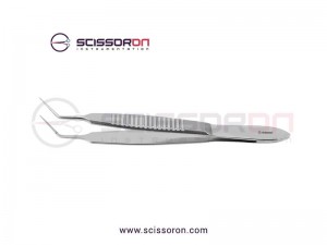 Bechert-McPherson Tying Forceps 10mm Angled Jaws Bechert-McPherson Tying Forceps 10mm Angled Jaws