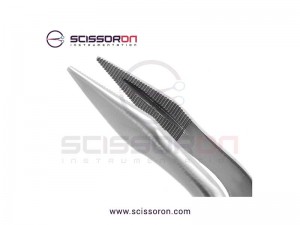 Walter Splinter Forceps Curved Jaws