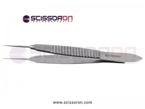 Bonn Suturing Forceps 0.12mm 1x2 Teeth set at 90° Jaws