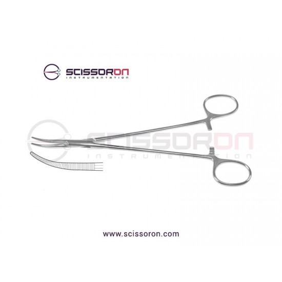 Bengolea Forceps Curved Jaws
