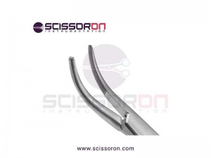 Schnidt Tonsil Haemostatic Forceps Half Curved
