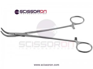 Schnidt Tonsil Haemostatic Forceps Fuly Curved