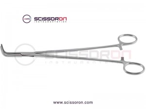 Coller Hemostatic Forceps 90 Curved Jaws