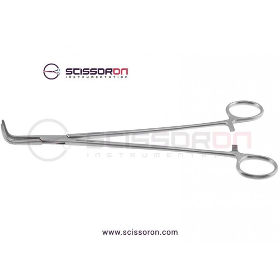 Coller Hemostatic Forceps 90 Curved Jaws