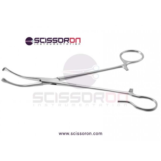Colver Tonsil Seizing Forceps Curved Jaws