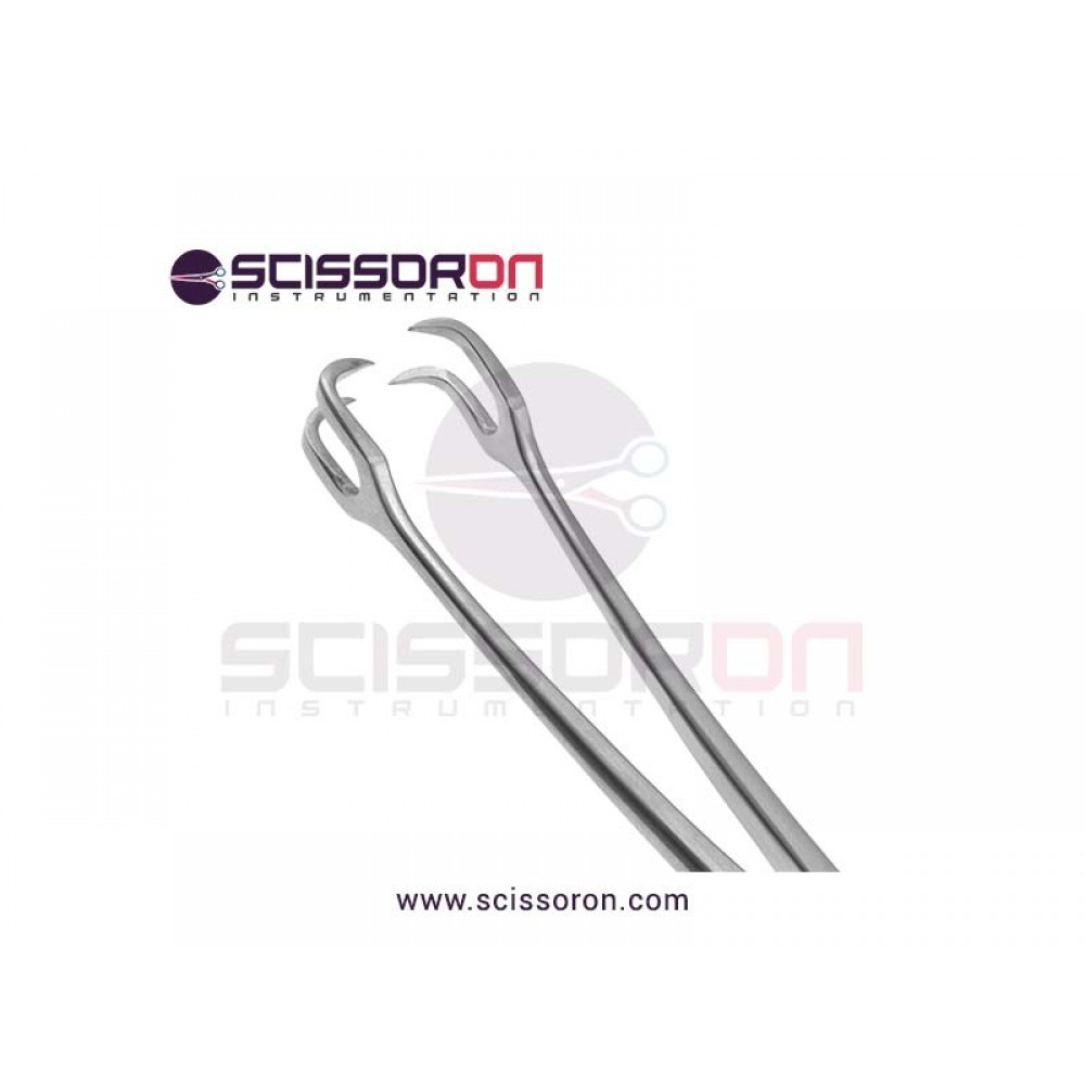 Schroeder Uterine Vulsellum Forceps Straight Shanks 