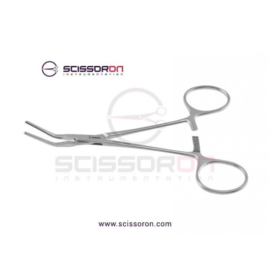Selman-Cooley Peripheral Blood Vessel Clamp Angled Large