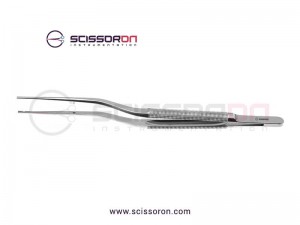 Tebbetts-Style Brown Tissue Forceps Bayonet Shape