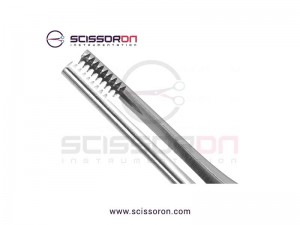 Tebbetts-Style Brown Tissue Forceps Bayonet Shape