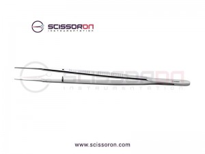 Gerald Micro Dressing Forceps TC Dusted Straight Jaws with Tying Jaws
