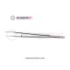 Gerald Micro Dressing Forceps TC Dusted Straight Jaws with Tying Jaws