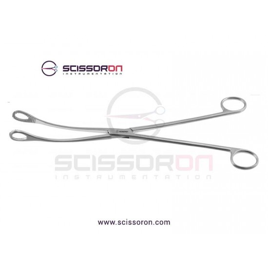 Kelly Placenta Forceps Curved Jaws