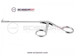 Ostrum Antrum Suction Punch Forceps Pediatric - Left Backbiting