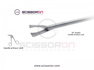 Hook Scissor 20° Angled Blade Ring Handle Hook Scissor 20° Angled Blade Ring Handle