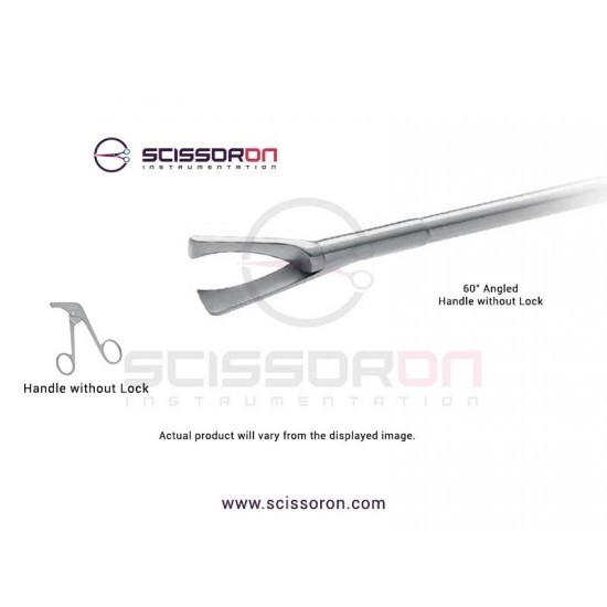 Hook Scissor 60° Angled Blade Ring Handle