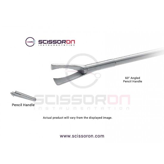 Hook Scissor 60° Angled Blade Pencil Handle