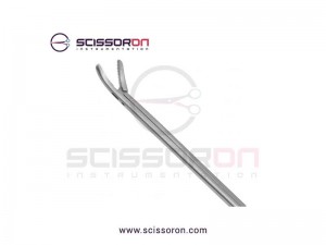 House Alligator Ear Forceps 6.0mm Curved Left
