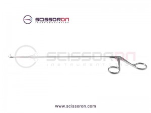 Kleinsasser Micro Laryngeal Alligator Forceps Curved Up Left Jaws