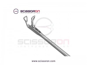 Kleinsasser Micro Laryngeal Alligator Forceps Curved Up Left Jaws Kleinsasser Micro Laryngeal Alligator Forceps Curved Up Left Jaws