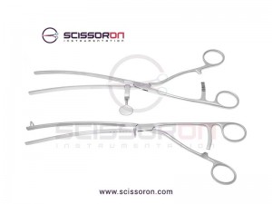 Lane Gastrointestinal Twin Forceps Curved