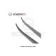 Microsurgical 0.6mm Micro TC Insertd Curved Jaws Forceps