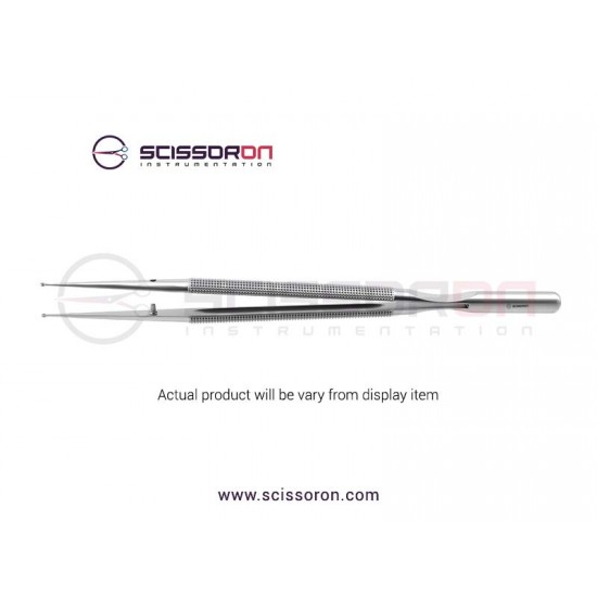 Microsurgical 2.5mm TC Dusted Micro Ring Straight Jaws