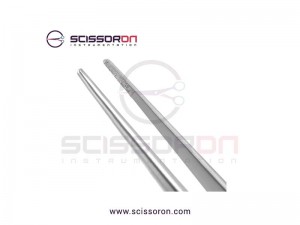 Microsurgical 1.0mm TC Dusted Straight Jaws Delicate Tissue Forceps Microsurgical 1.0mm TC Dusted Straight Jaws Delicate Tissue Forceps