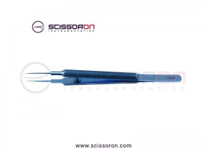 Tennant Tying Forceps Straight TC Dusted Jaws