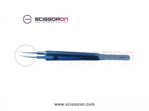 Tennant Tying Forceps Curved TC Dusted Jaws