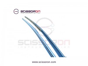 Tennant Tying Forceps Curved TC Dusted Jaws