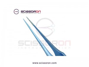 McPherson Tying Forceps 4.0mm TC Dusted Straight Jaws McPherson Tying Forceps 4.0mm TC Dusted Straight Jaws