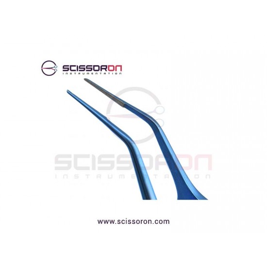 McPherson Tying Forceps 6.0mm Angled Jaws