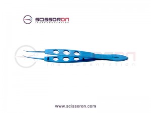 Jaffe Tying Forceps Curved Jaws Titanium