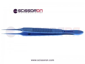Bonn Suturing Forceps 0.06mm 1x2 Teeth Jaws Titanium