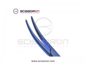 Rankin-Kelly Hemostatic Artery Forceps Curved Jaws Titanium Rankin-Kelly Hemostatic Artery Forceps Curved Jaws Titanium