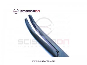 Adson Haemostatic Forceps Curved Jaws TITANIUM